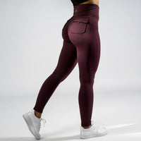 FOXED® CARGO LEGGINGS 2-POCKET BERRY