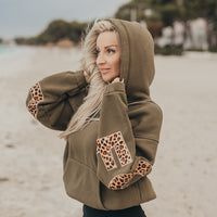 FOXED® STUDIOSTATE HOODIE LEO WOODLAND GREEN