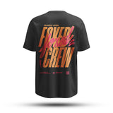 FOXED® CREW OVERSIZE SHIRT BLACK/PEACH