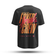 FOXED® CREW OVERSIZE SHIRT BLACK/PEACH