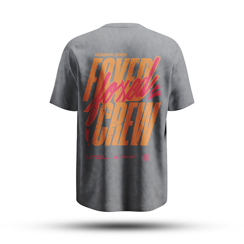 FOXED® CREW OVERSIZE SHIRT STONEWASHED/PEACH