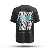 FOXED® CREW OVERSIZE SHIRT BLACK/BABYBLUE