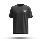 FOXED® CREW OVERSIZE SHIRT BLACK/BABYBLUE