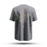 FOXED® ALL I WANT IS ILLEGAL OVERSIZE SHIRT STONEWASHED