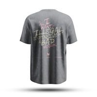 FOXED® ALL I WANT IS ILLEGAL OVERSIZE SHIRT STONEWASHED