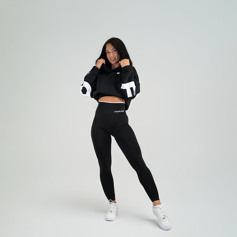 FOXED® STUDIOSTATE HOODIE + NEO LEGGINGS SET BLACK