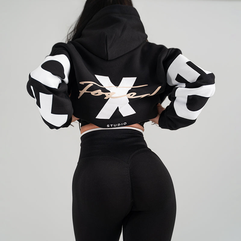 FOXED® STUDIOSTATE HOODIE + NEO LEGGINGS SET BLACK