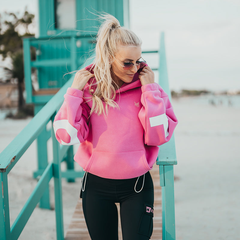 FOXED® STUDIOSTATE HOODIE + CARGO LEGGINGS SET IBIZA PINK