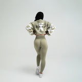 FOXED® STUDIOSTATE SWEATER + NEO LEGGINGS SET MATCHA