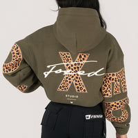 FOXED® STUDIOSTATE HOODIE LEO WOODLAND GREEN