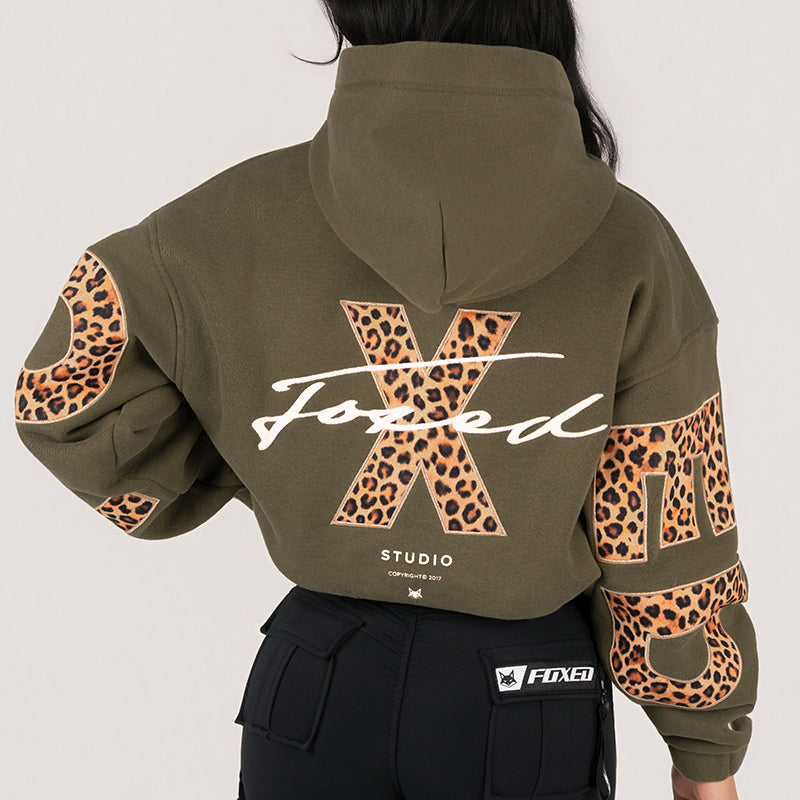 FOXED® STUDIOSTATE HOODIE LEO WOODLAND GREEN