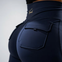 FOXED® CARGO LEGGINGS 2-POCKET NAVY