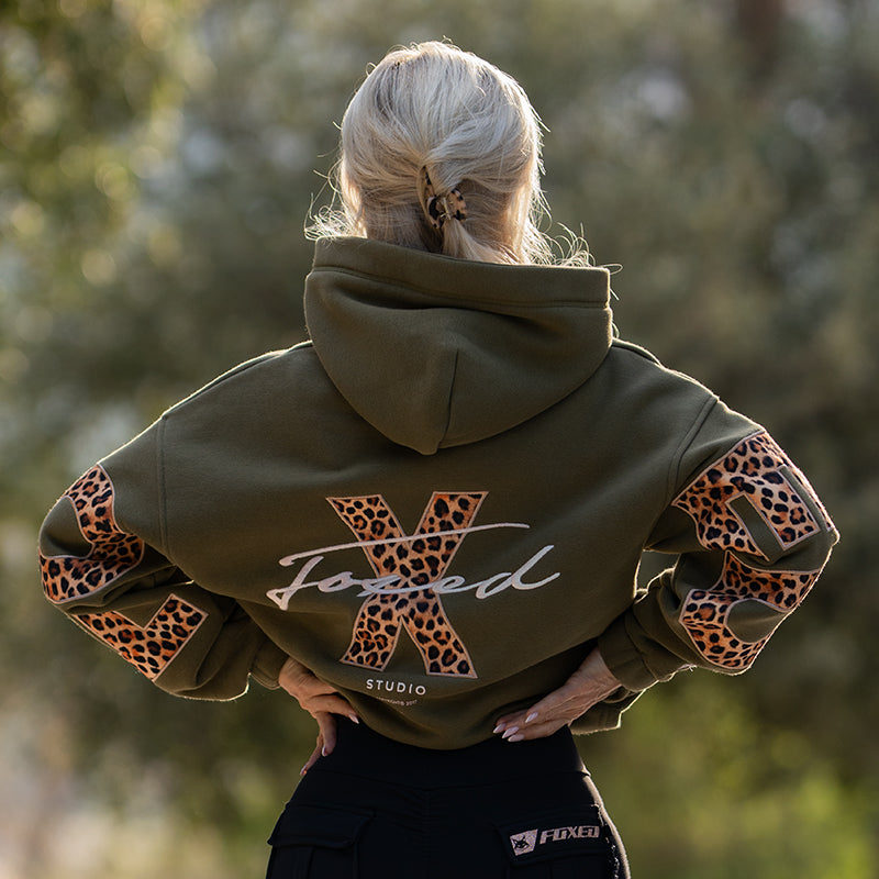 FOXED® STUDIOSTATE HOODIE LEO WOODLAND GREEN