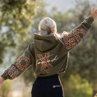 FOXED® STUDIOSTATE HOODIE LEO WOODLAND GREEN