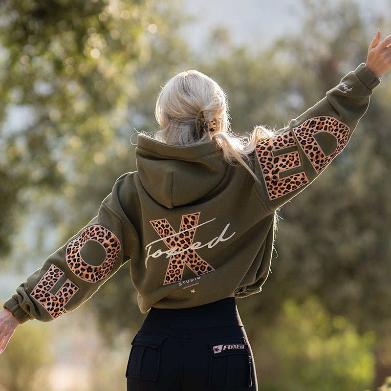 FOXED® STUDIOSTATE HOODIE LEO WOODLAND GREEN
