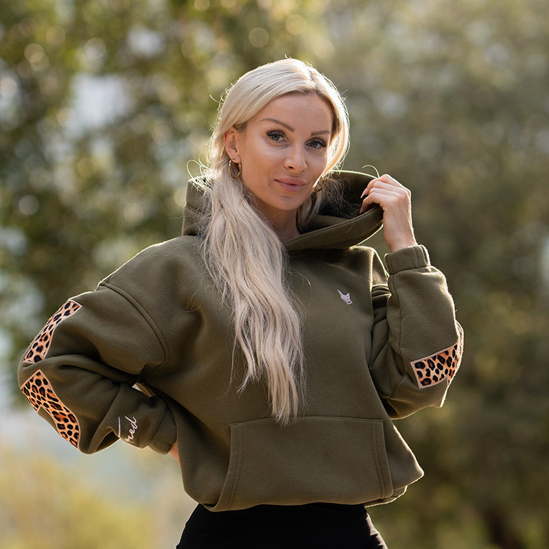 FOXED® STUDIOSTATE HOODIE LEO WOODLAND GREEN