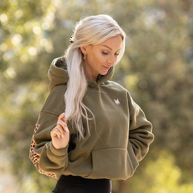 FOXED® STUDIOSTATE HOODIE LEO WOODLAND GREEN