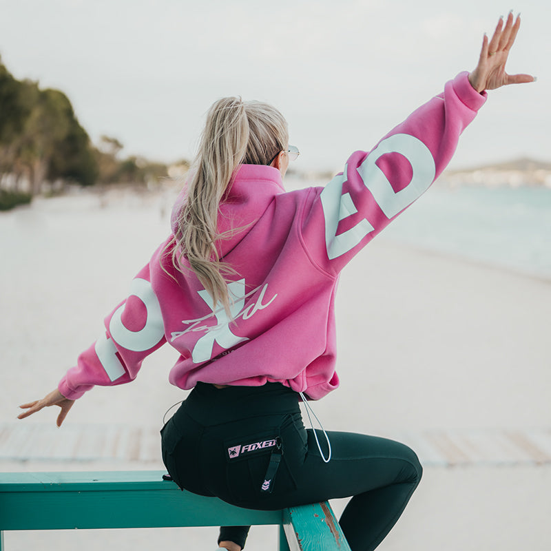 FOXED® STUDIOSTATE HOODIE + CARGO LEGGINGS SET IBIZA PINK