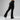 FOXED® HIGH-WAISTED SKINNY BOOTCUT JEANS BLACK