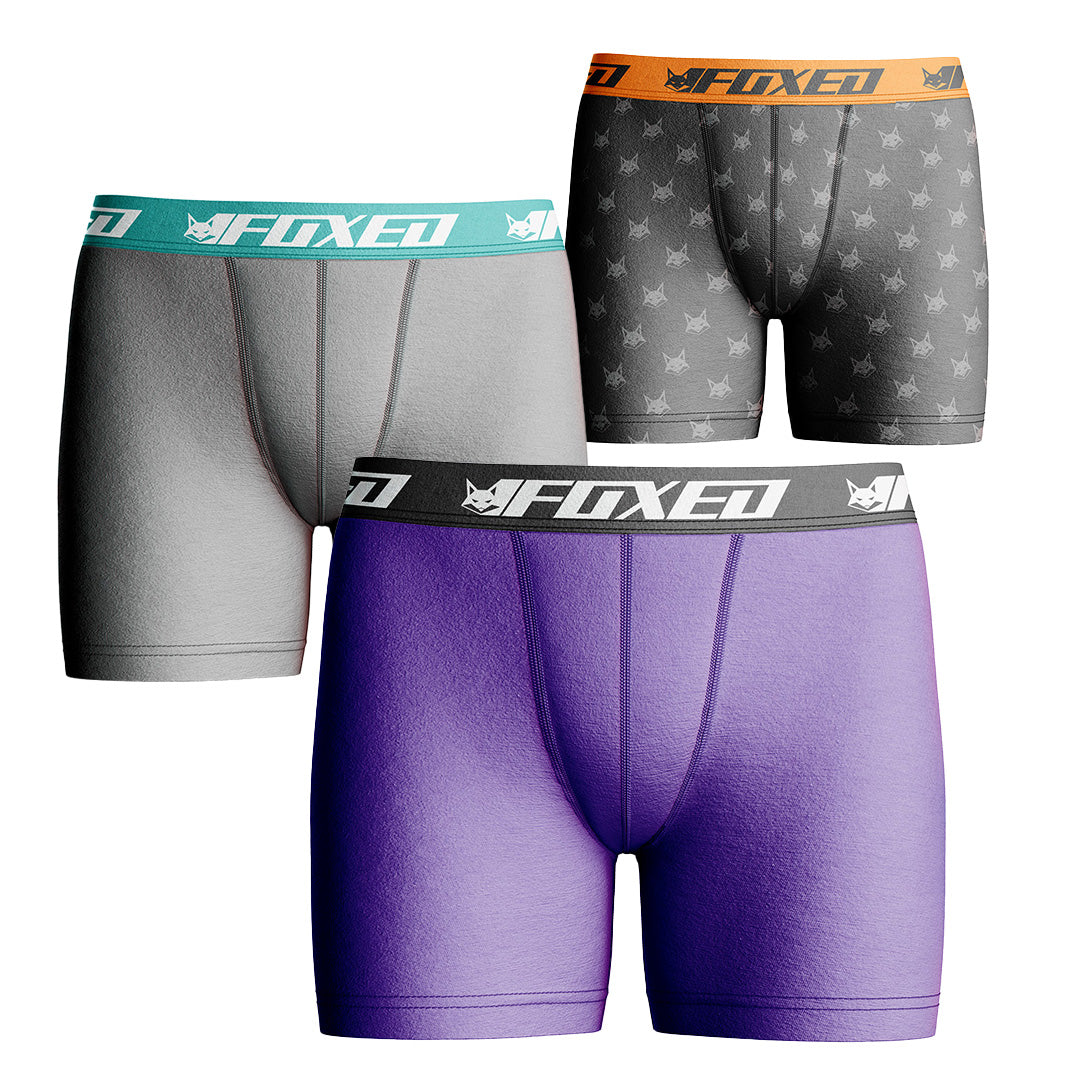 FOXED® 3er PACK BOXERSHORTS COLORPOP