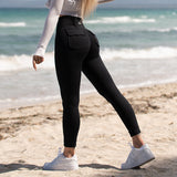 FOXED® CARGO LEGGINGS 2-POCKET BLACK