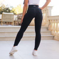 FOXED® CARGO LEGGINGS 2-POCKET BLACK