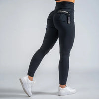 FOXED® CARGO LEGGINGS 3-POCKET GLITTER GREY