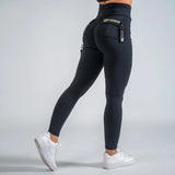 FOXED® CARGO LEGGINGS 3-POCKET GLITTER MATCHA