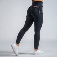 FOXED® CROPPED ZIPPER + CARGO LEGGINGS SET ROSE