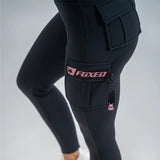 FOXED® CROPPED ZIPPER + CARGO LEGGINGS SET ROSE