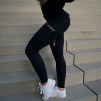 FOXED® CARGO LEGGINGS 3-POCKET GLITTER MERMAID