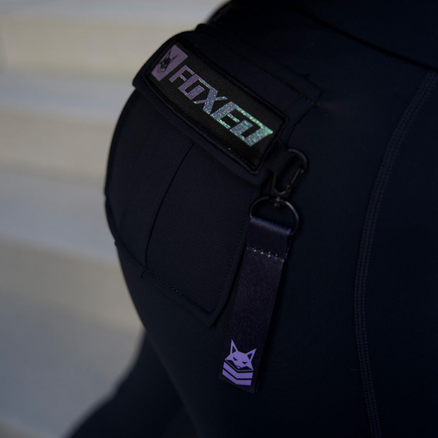 FOXED® CARGO LEGGINGS 3-POCKET GLITTER MERMAID