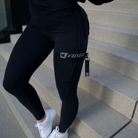 FOXED® CARGO LEGGINGS 3-POCKET GLITTER MERMAID