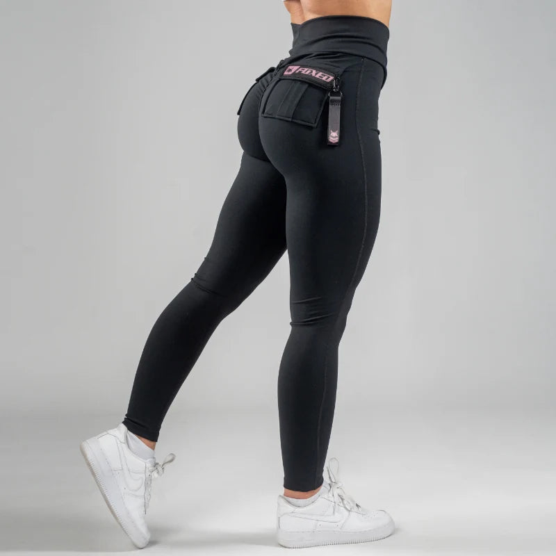 FOXED® CARGO LEGGINGS 3-POCKET ROSE