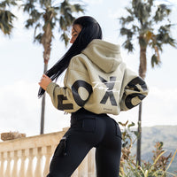 FOXED® STUDIOSTATE HOODIE + CARGO LEGGINGS SET MATCHA WHITE