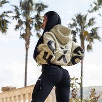 FOXED® STUDIOSTATE HOODIE + CARGO LEGGINGS SET MATCHA WHITE