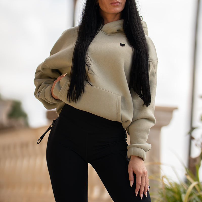 FOXED® STUDIOSTATE HOODIE + CARGO LEGGINGS SET MATCHA WHITE
