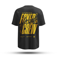 FOXED® CREW OVERSIZE SHIRT BLACK/YELLOW