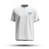 FOXED® DEDICATION REGULAR T-SHIRT UNISEX WHITE/PETROL