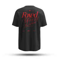 FOXED® DEDICATION REGULAR T-SHIRT UNISEX BLACK/RED