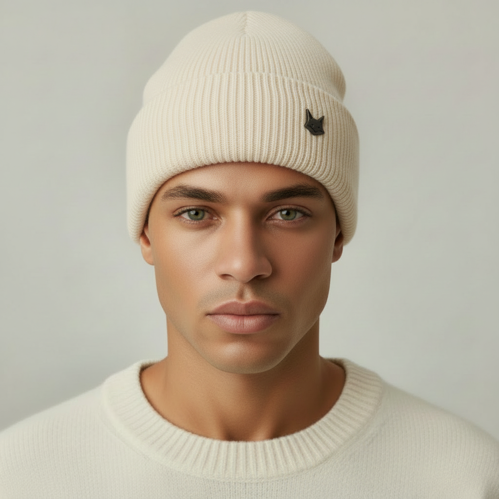 FOXED® BEANIE METAL ICON CREAM