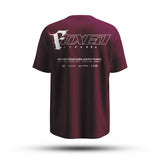 FOXED® "FOCUS" UNISEX LONG SHIRT BURGUNDY