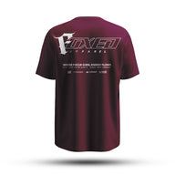 FOXED® "FOCUS" UNISEX LONG SHIRT BURGUNDY