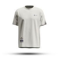 FOXED® "FOCUS" UNISEX LONG SHIRT OFFWHITE/NAVY