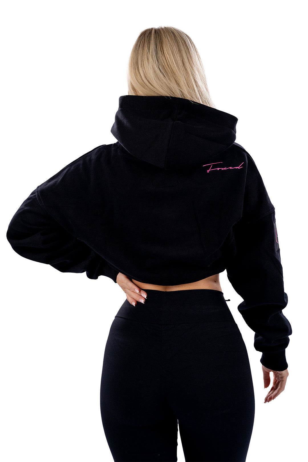 FOXED® RAZZLE DAZZLE CROPPED WOMEN HOODIE