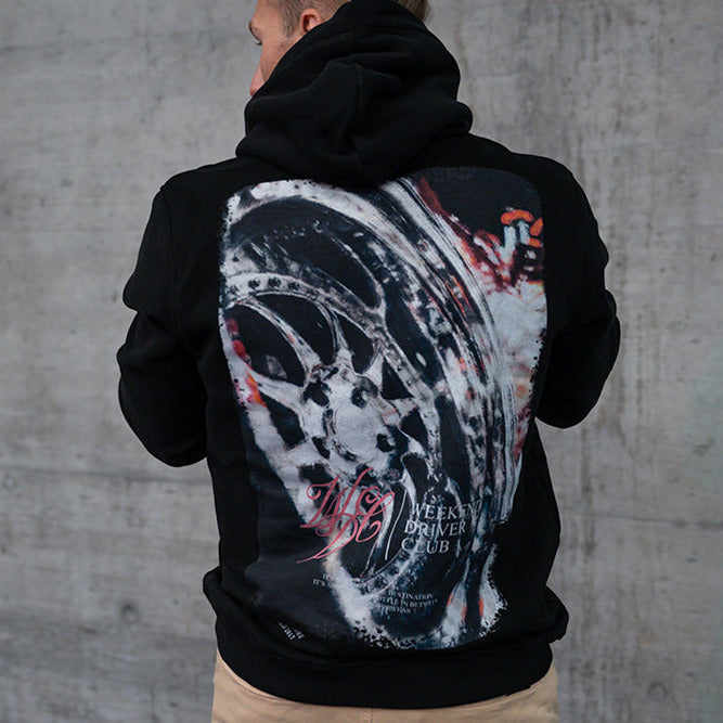 FOXED® AUTOMOTIVE WEEKEND DRIVERS CLUB UNISEX HOODIE FELGE