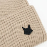 FOXED® METAL ICON BEANIE BEIGE