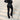 FOXED® HIGH-WAISTED SKINNY BOOTCUT JEANS BLACK
