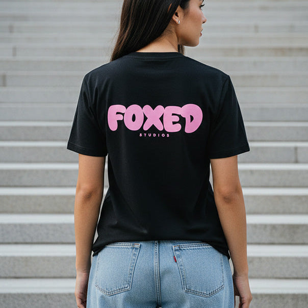 FOXED® BUBBLE UNISEX REGULAR SHIRT BLACK