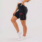 FOXED® CARGO BIKER SHORTS 3-POCKET GLITTER RED